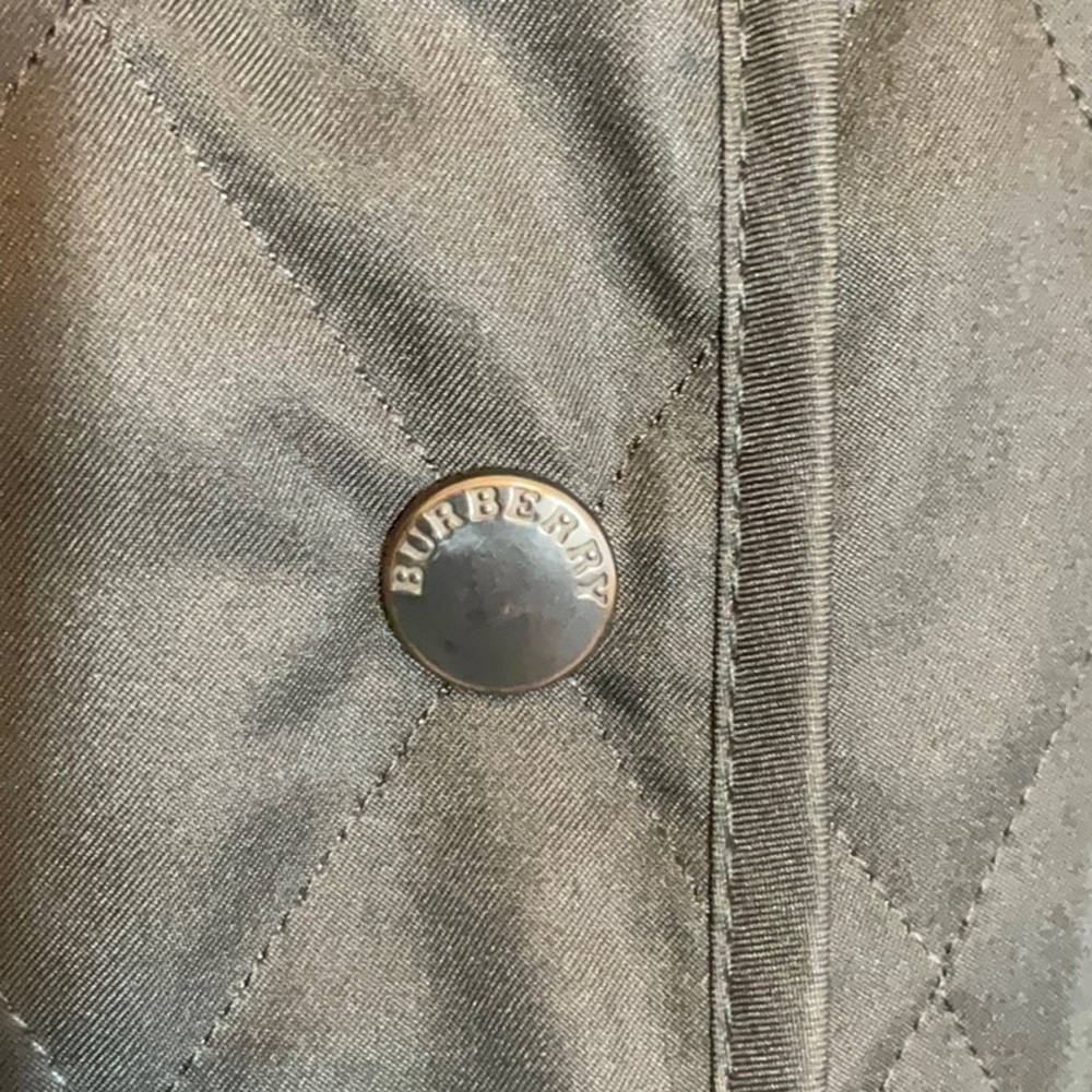 Burberry Constance Quilted Jacket Black Medium Regular Vintage Check - Picture 2 of 15
